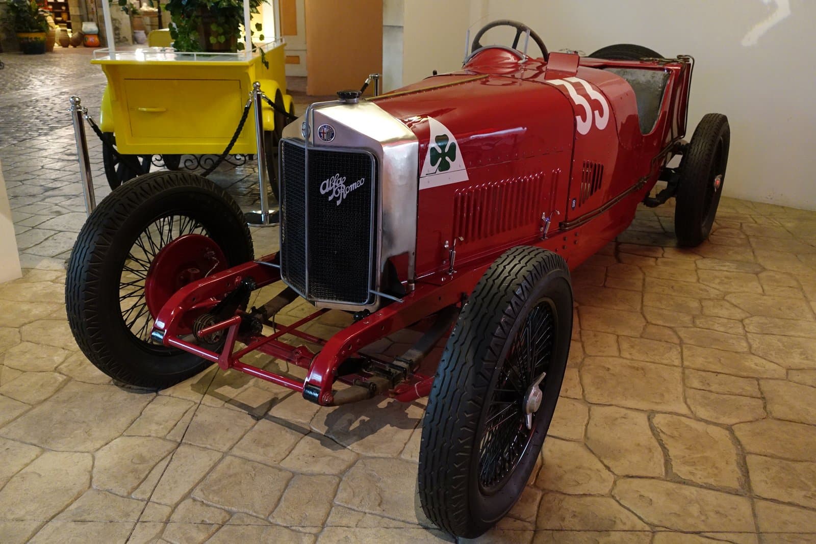Via di Italia, a themed street inside Ferrari World Abu Dhabi